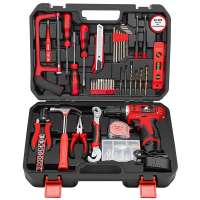 Kraftwelle cordless drill tool set P2982A 109PCS household tool kit power tool set