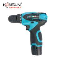 KONSUN 72007 cheap li-ion battery 12v double speed portable cordless drill